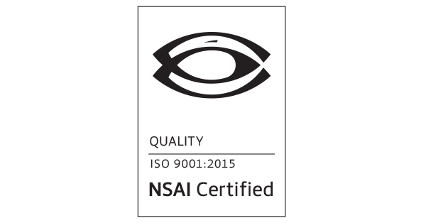 ISO 9001 2015 NSAI Certified - RS Integrated Supply