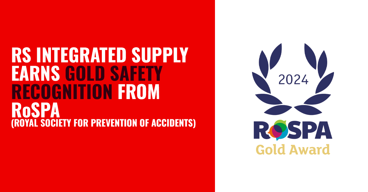 RS Integrated Supply Earns Gold Safety Recognition from RoSPA